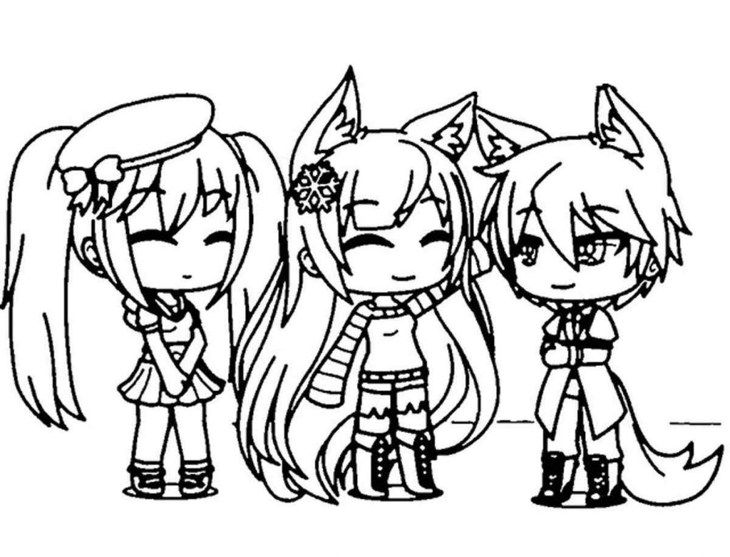 Gacha Life coloring pages