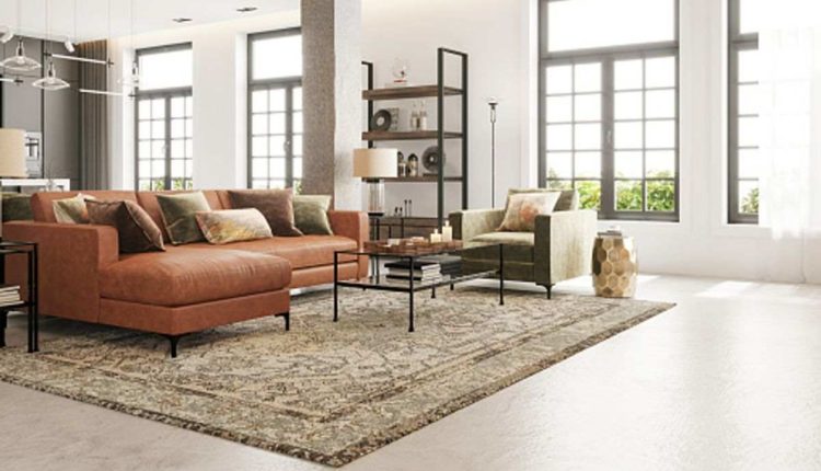 solid wool rug