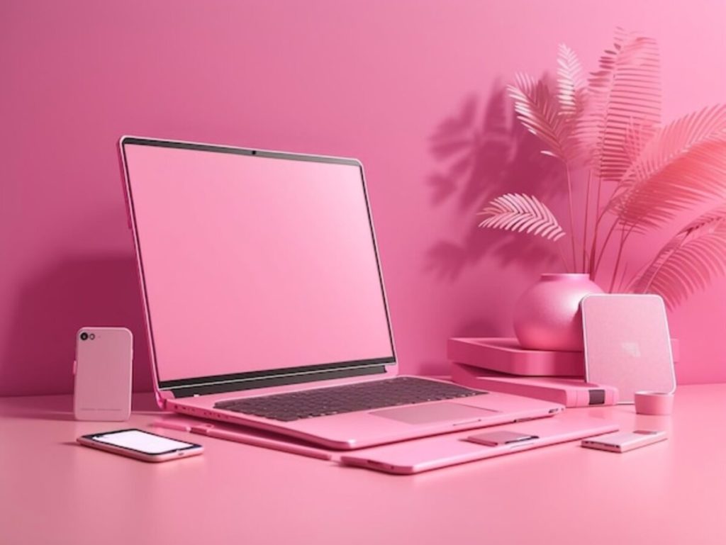 Pink Laptop