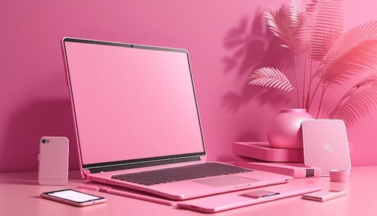 Pink Laptop